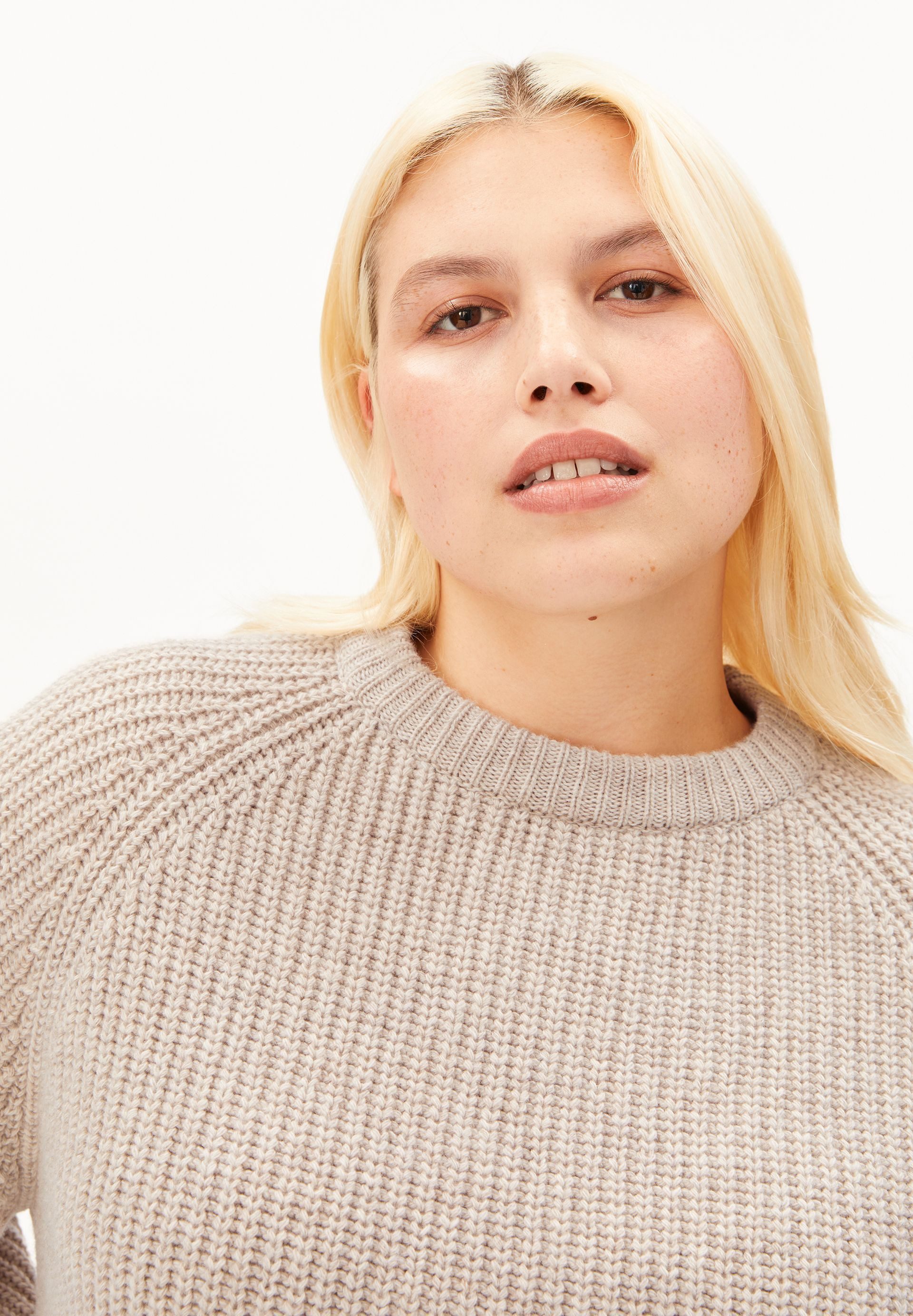 Armedangels Strickpullover KAAGI Pullover aus Bio-Woll Mix Loose Fit