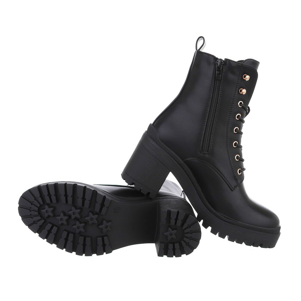 Ital-Design Damen Schnürschuhe Freizeit Schnürstiefelette (84338046) günstig online kaufen