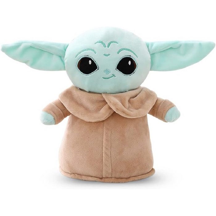 soma Kuscheltier Kuscheltier babyyodafigur 20 cm Plüschtier Baby Yoda Star Wars Super weicher Plüsch Stofftier Kuscheltier für Kinder zum spielen
