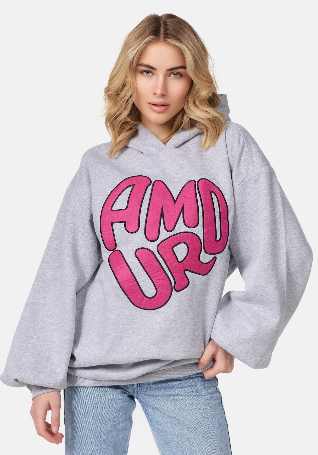 Worldclassca Hoodie Worldclassca Oversized Hoodie "AMOUR" günstig online kaufen