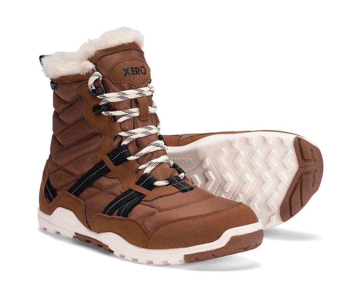 Xero Shoes Alpine Snow Boot (warm, wasserdicht, gefüttert) braun Damen Winterstiefel