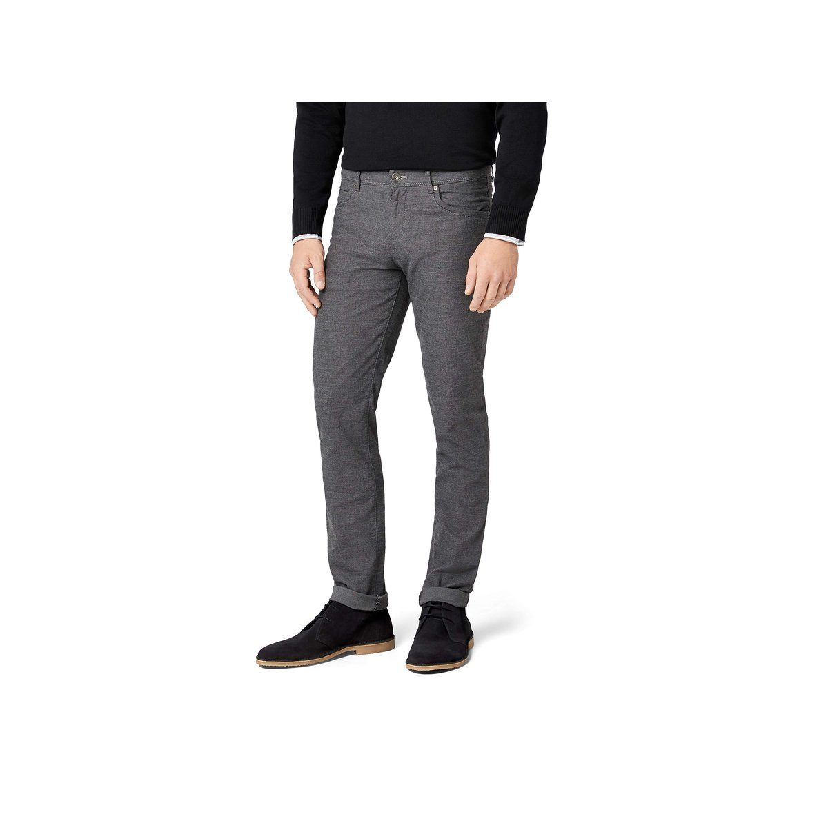 Brax 5-Pocket-Jeans grau (1-tlg) | Straight-Fit Jeans