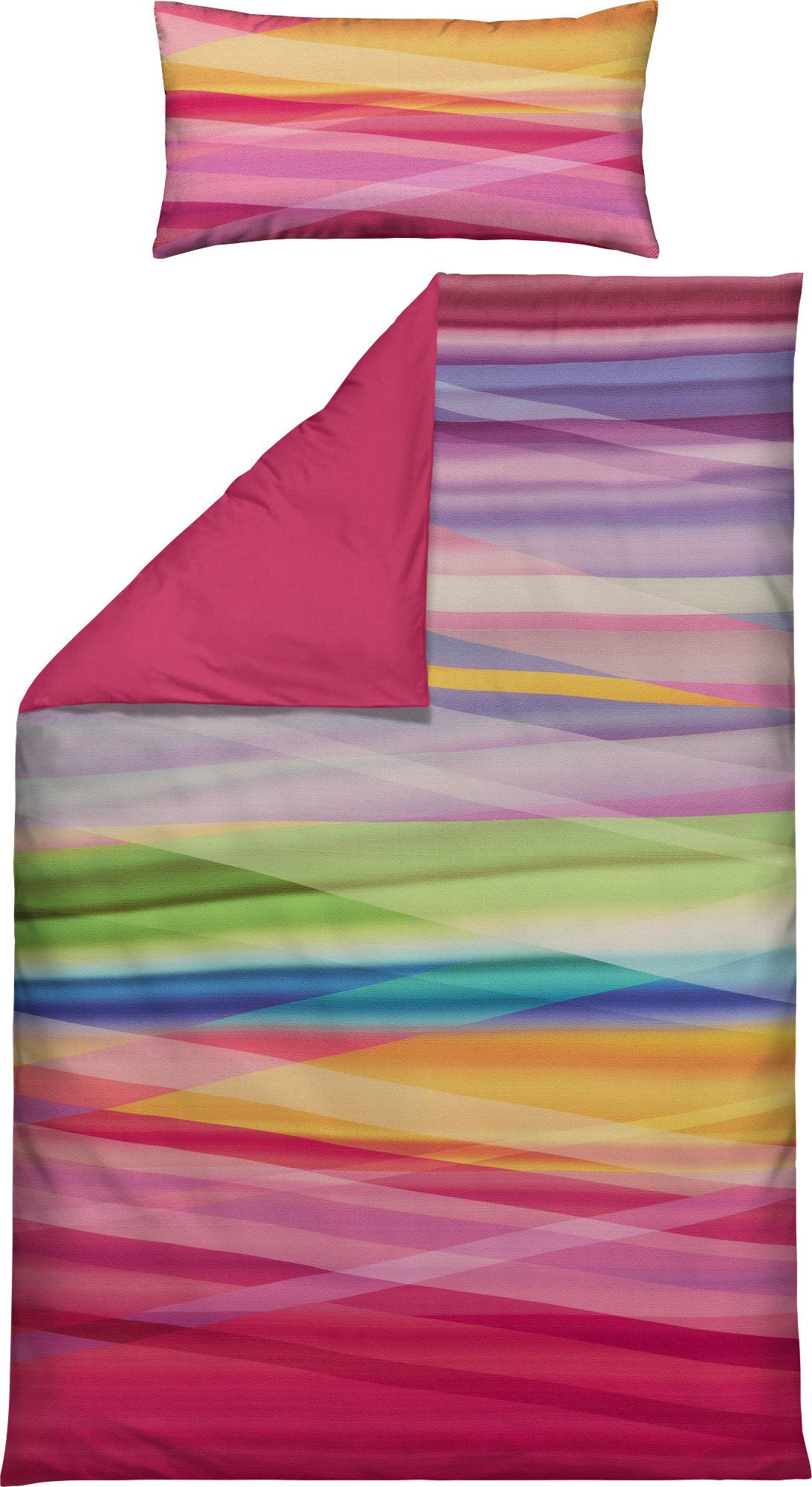 Erwin Müller Bettwäsche Bettwäsche, Mako-Satin, Streifen