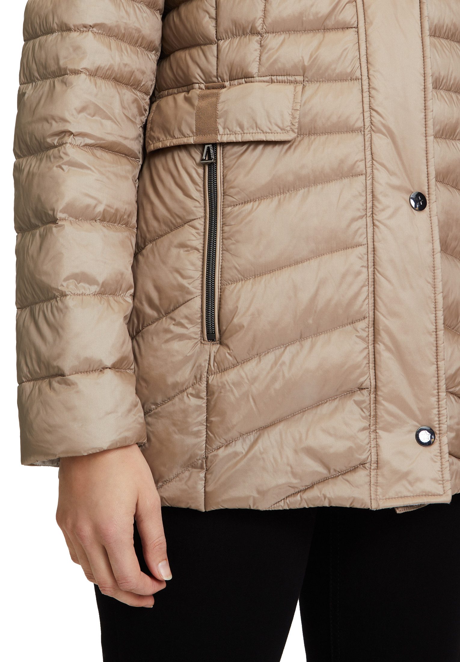 Gil Bret Steppjacke mit abnehmbarer Kapuze