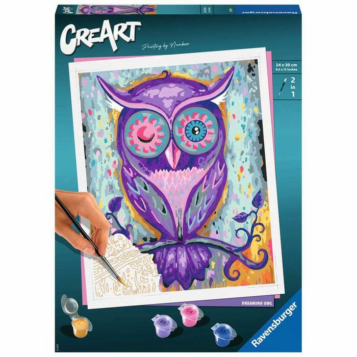 Ravensburger Malen nach Zahlen CreArt Dreaming Owl