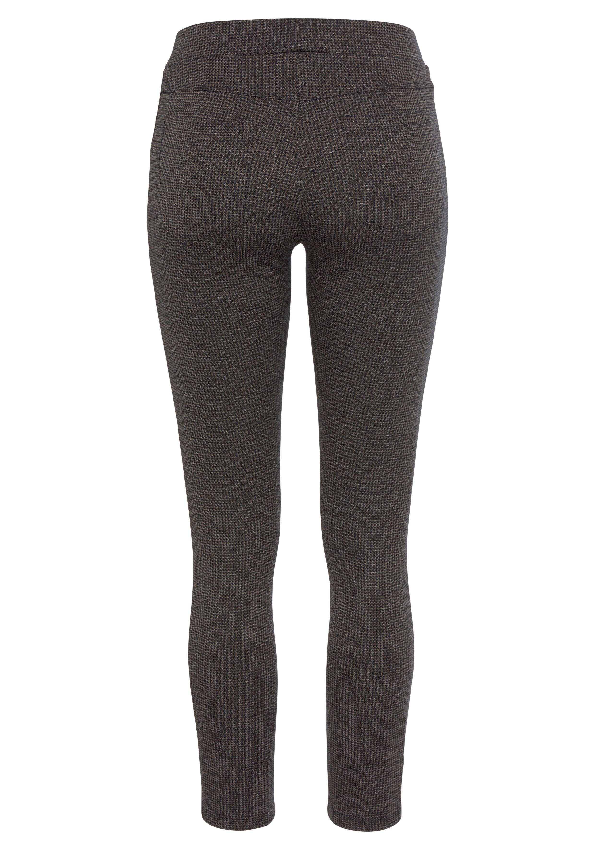 LASCANA Leggings mit Ajour Karomuster