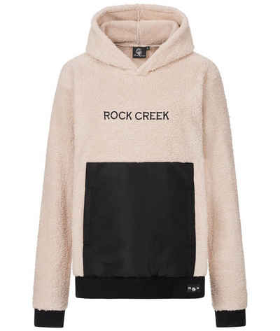 Rock Creek Sweatshirt Damen Teddyfell Kapuzenpullover D-475