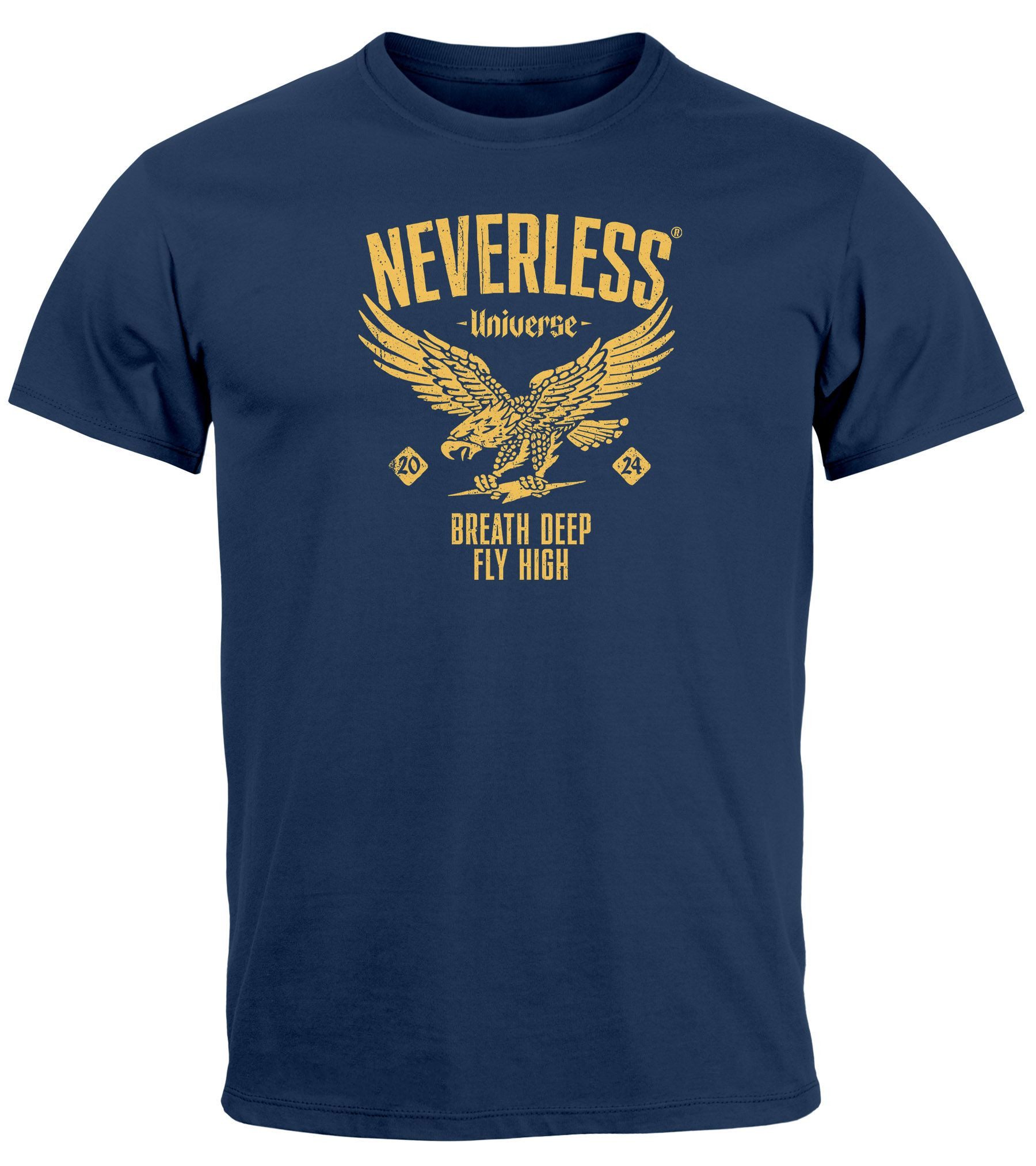 Neverless Print-Shirt Herren T-Shirt Adler Eagle günstig online kaufen