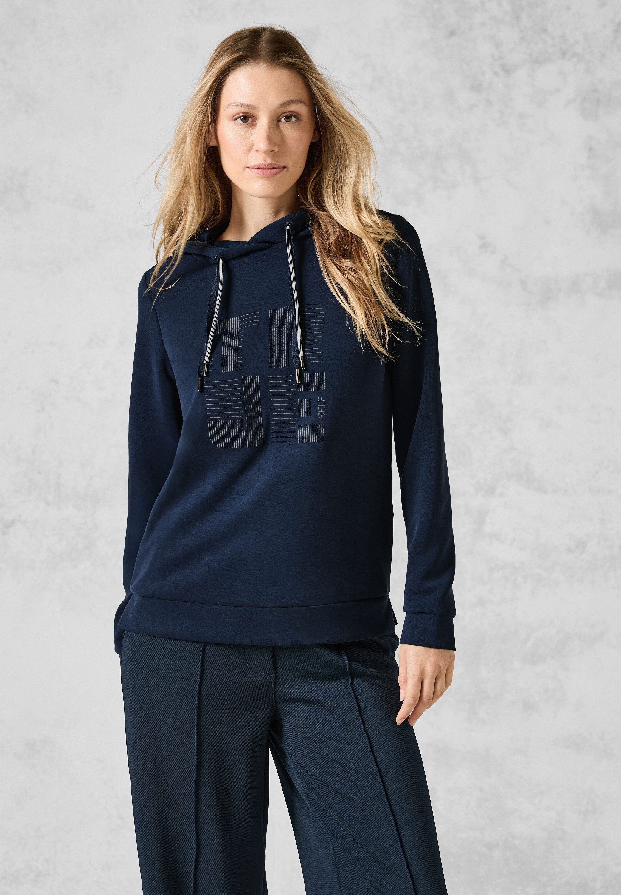 Cecil Sweatshirt, mit Schalkragen günstig online kaufen