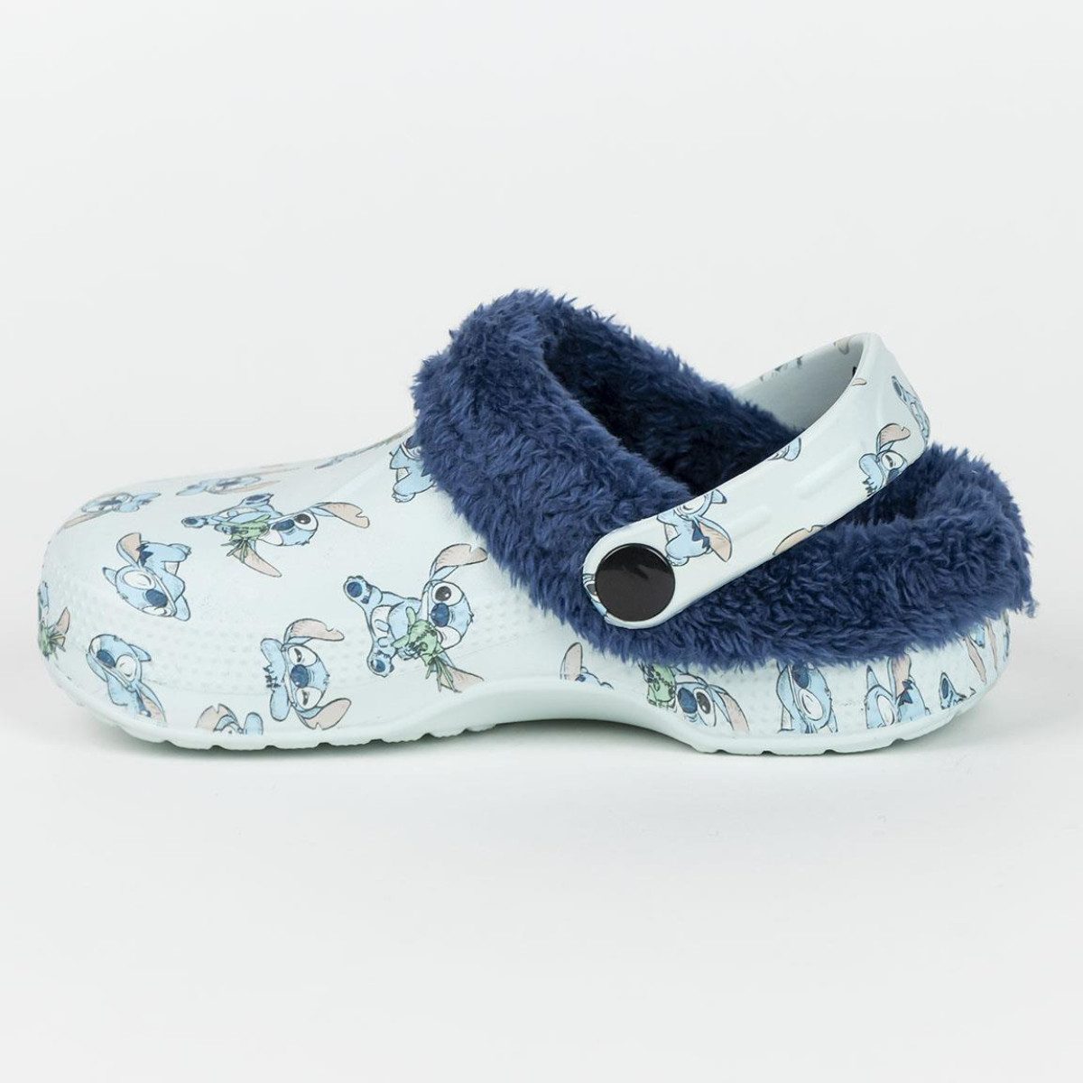 Cerda Disney Stitch Kinder Clog Hausschuhe – Fleece Slipper, Homewear Clog – Bild 3 von 5