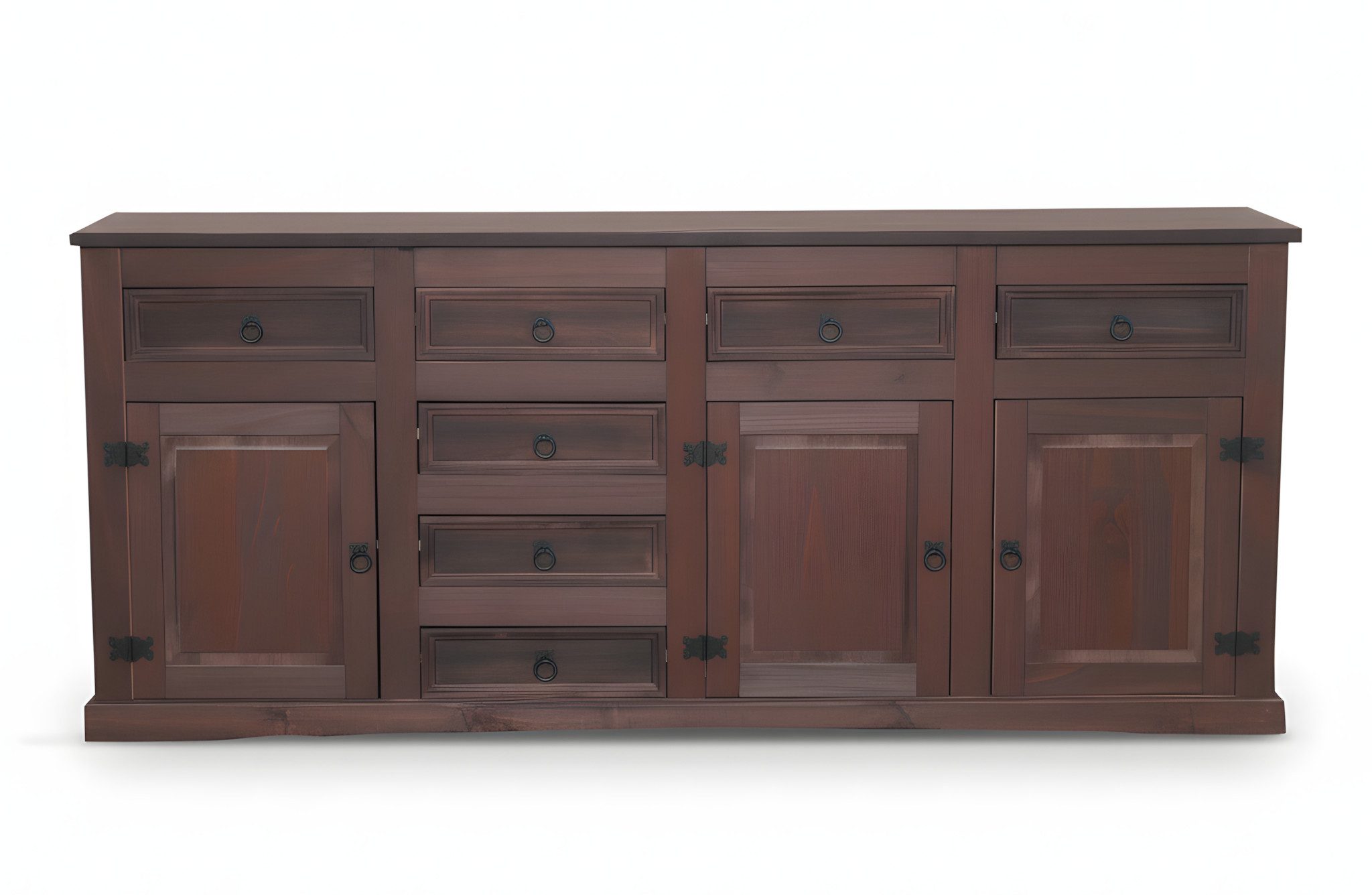 ebuy24 Sideboard New Mexico Sideboard mit 7 Schubladen und 3 Türen