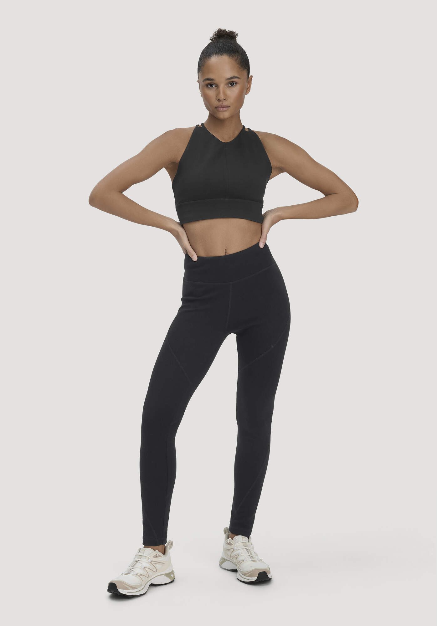 Hessnatur Leggings Medium Cut ACTIVE FUNCTIONAL aus Bio-Merinowolle (1-tlg)