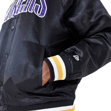 New Era Bomberjacke Jacke New Era NBA Applique Satin LA Lakers