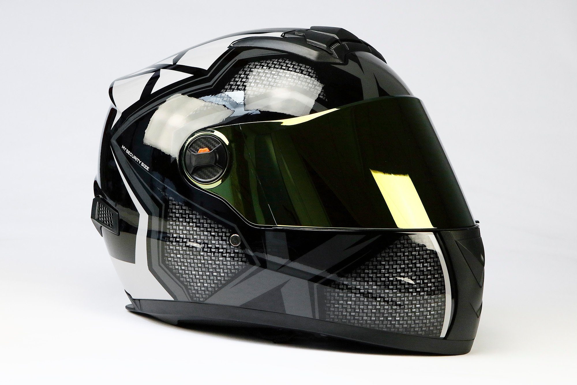BNO Motorradhelm BNO Integral-2 Integralhelm mit integrierte Sonnenvisier, sehr leicht, Integralhelm, mit Sonnenbrille, volle ECE-Prüfung