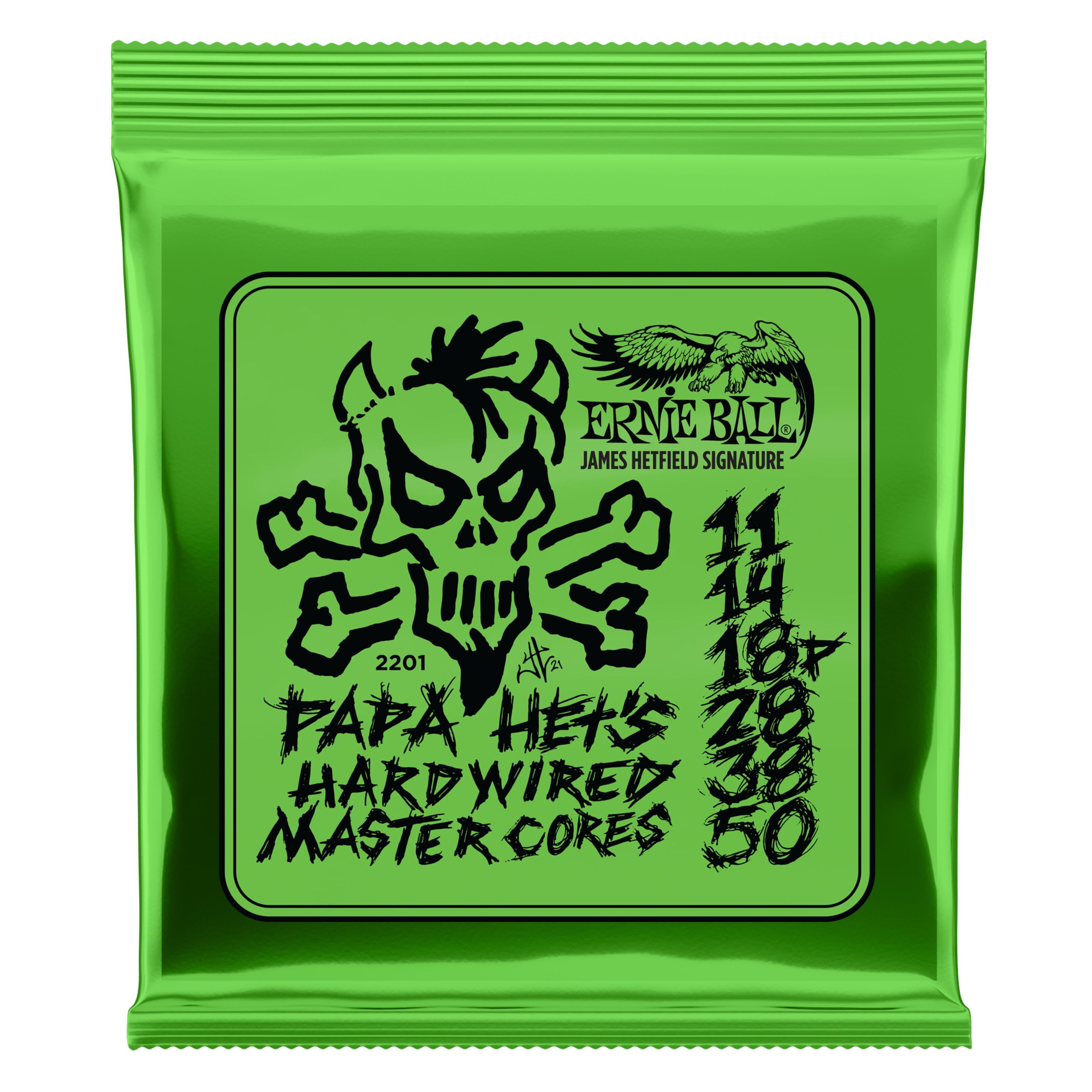 Ernie Ball Saiten, EB2201 Papa Hets Signature 11-50 - E-Gitarrensaiten