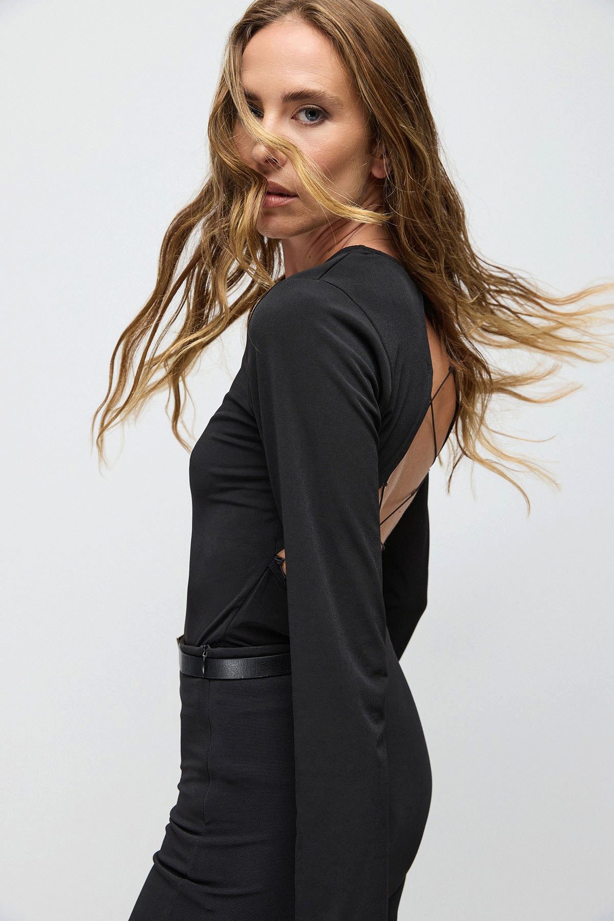 No Matter What Blusentop Rückenfreie Bluse