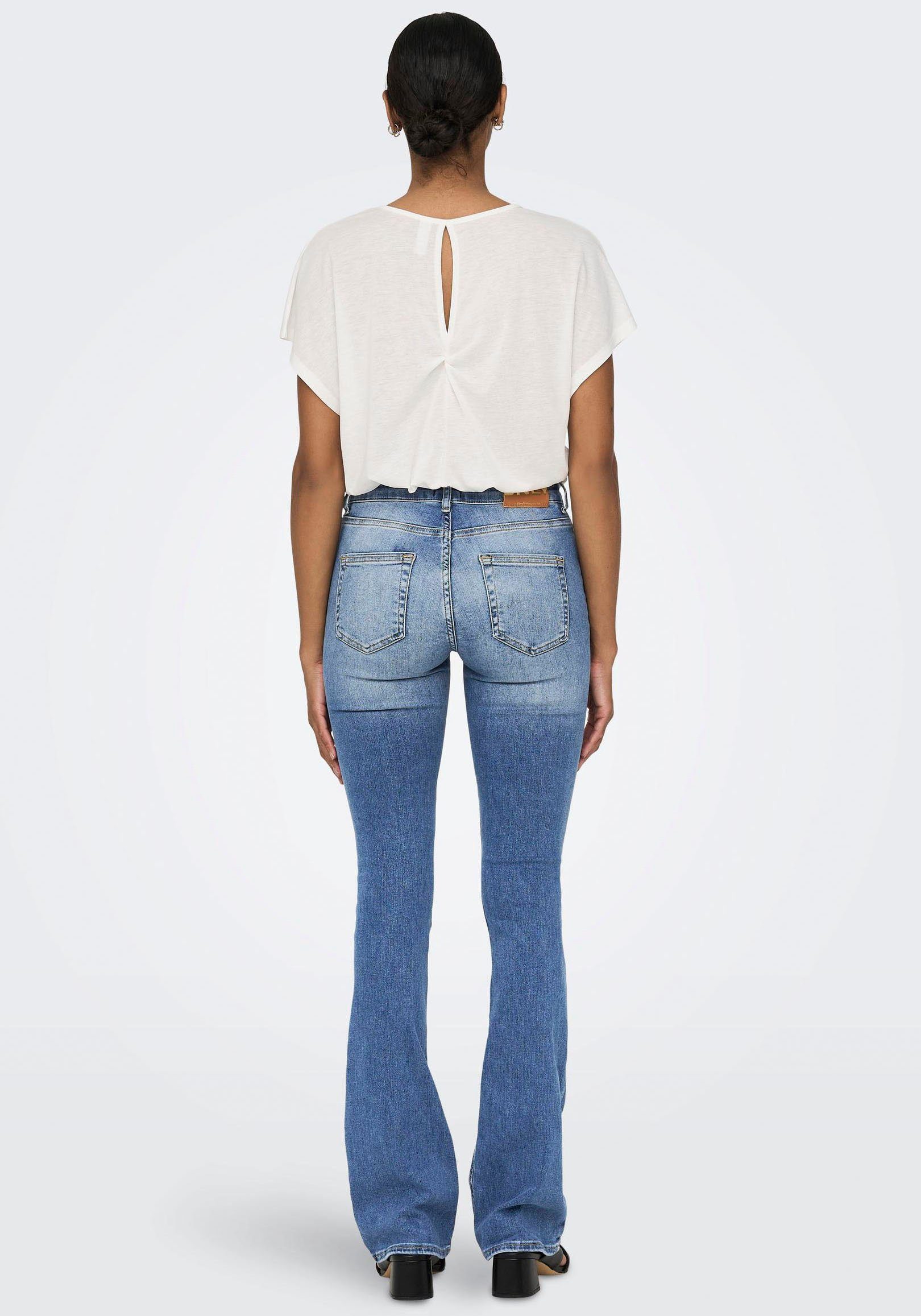 ONLY Bootcut-Jeans ONLBLUSH MID FLARED DNM günstig online kaufen