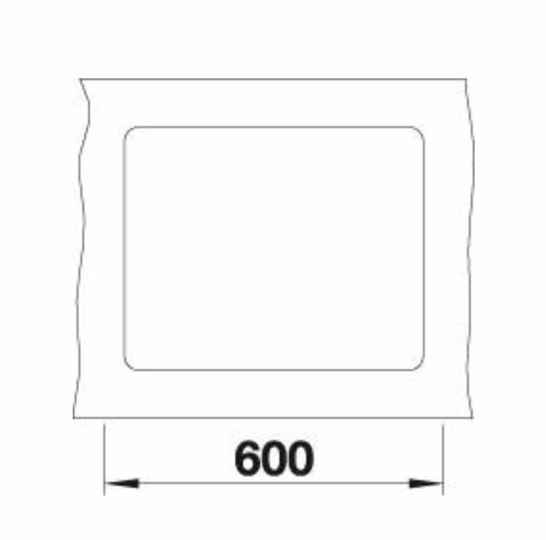 Blanco Einbauspüle BLANCO SUBLINE 500-F SILGRANIT weiß