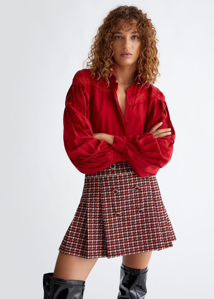 Langarmbluse - hochwertige Bluse langarm - Hemdbluse Damen
