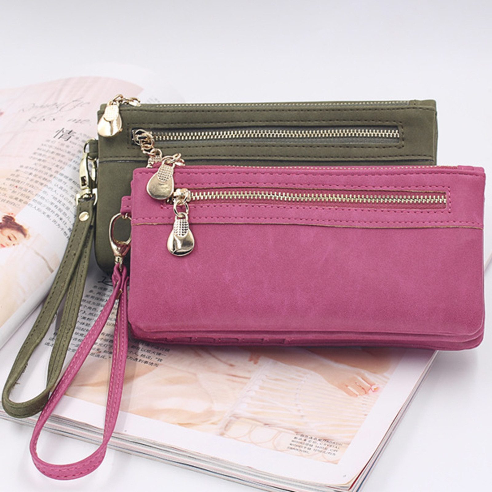 OKWISH Geldbörse Damen Geldtasche Portemonnaie Portmonee günstig online kaufen