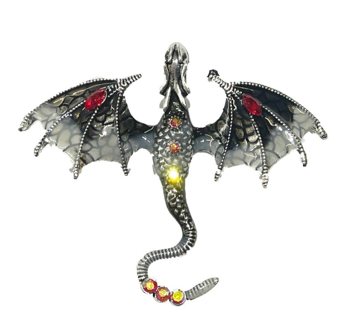 Westernlifestyle Brosche Mystische Anstecknadel Brosche Drachen Dragon günstig online kaufen