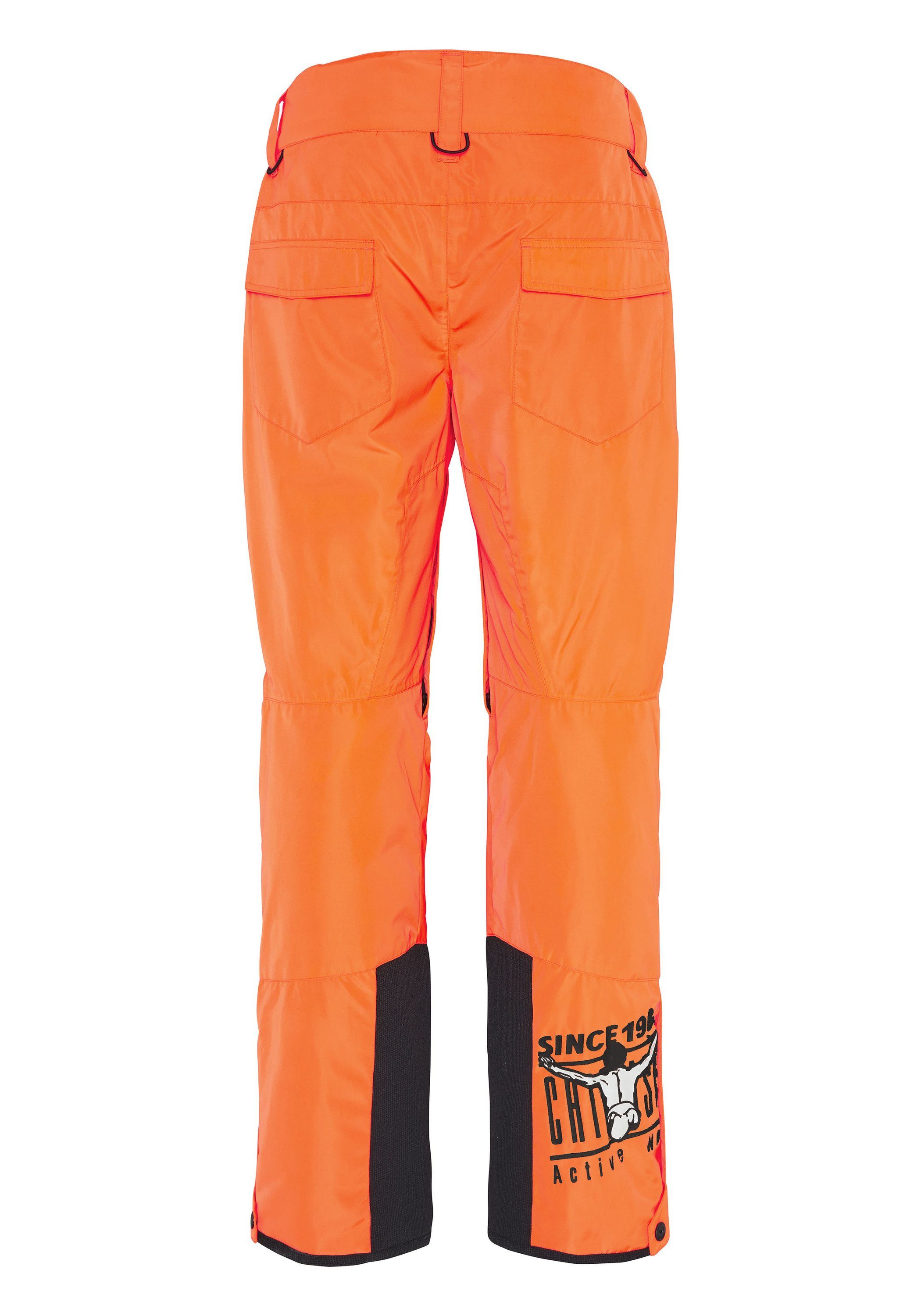 Chiemsee Sporthose Skihose mit Schneefang 1 orange