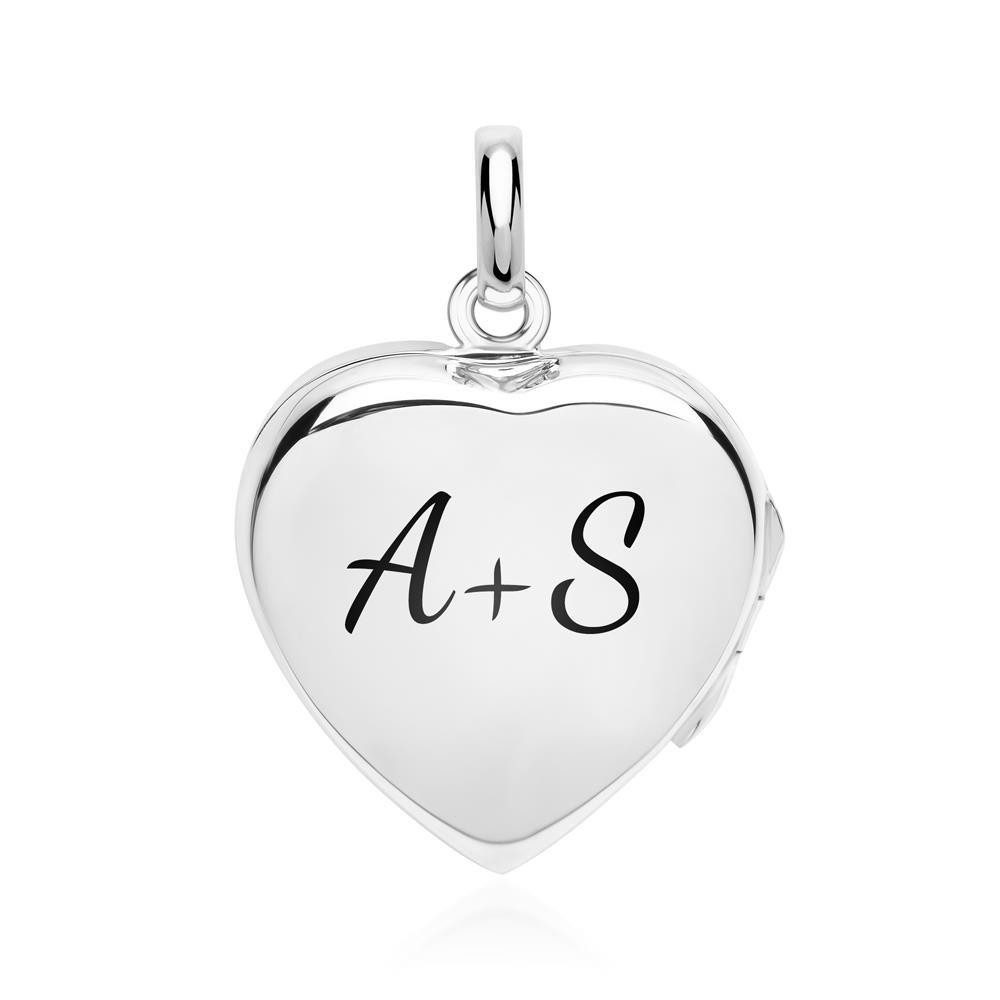 Unique Kettenanhänger Herzmedaillon Kette Anhänger Sterlingsilber SP0270
