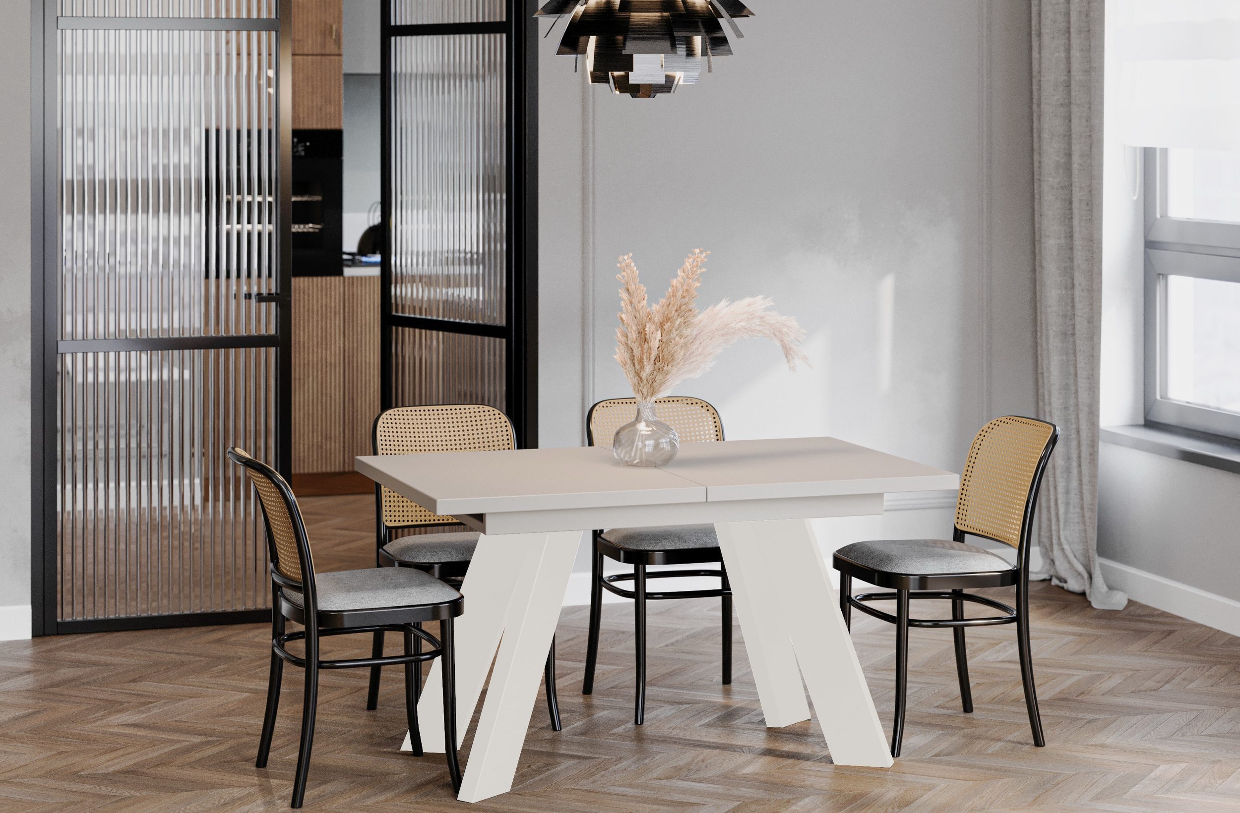 Endo-Moebel Esstisch Como Esstisch 130–210cm ausziehbar für 8 Personen, Tis günstig online kaufen