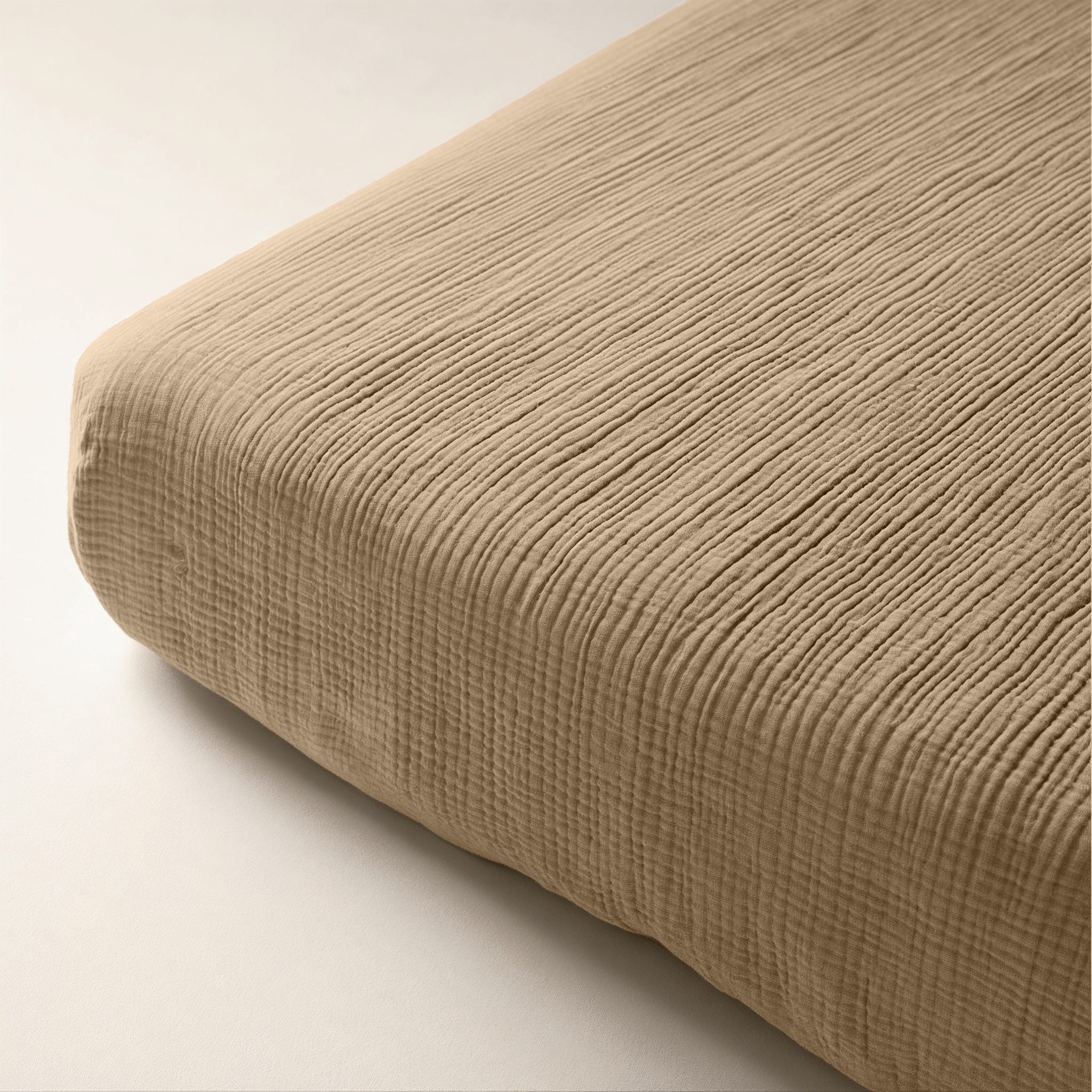 Sitheim® Spannbettlaken Mousseline aus 100% hochwertiger glatter Baumwolle, Renforcé, Gummizug: rundum, (1 Stück), Weich, geschmeidig – Bild 5 von 5