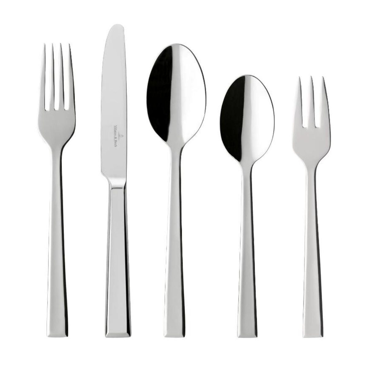 Villeroy & Boch Besteck-Set Victor 18/10 Edelstahl, 6 Personen, rostfreier Edelstahl 18/10, 30-tlg.