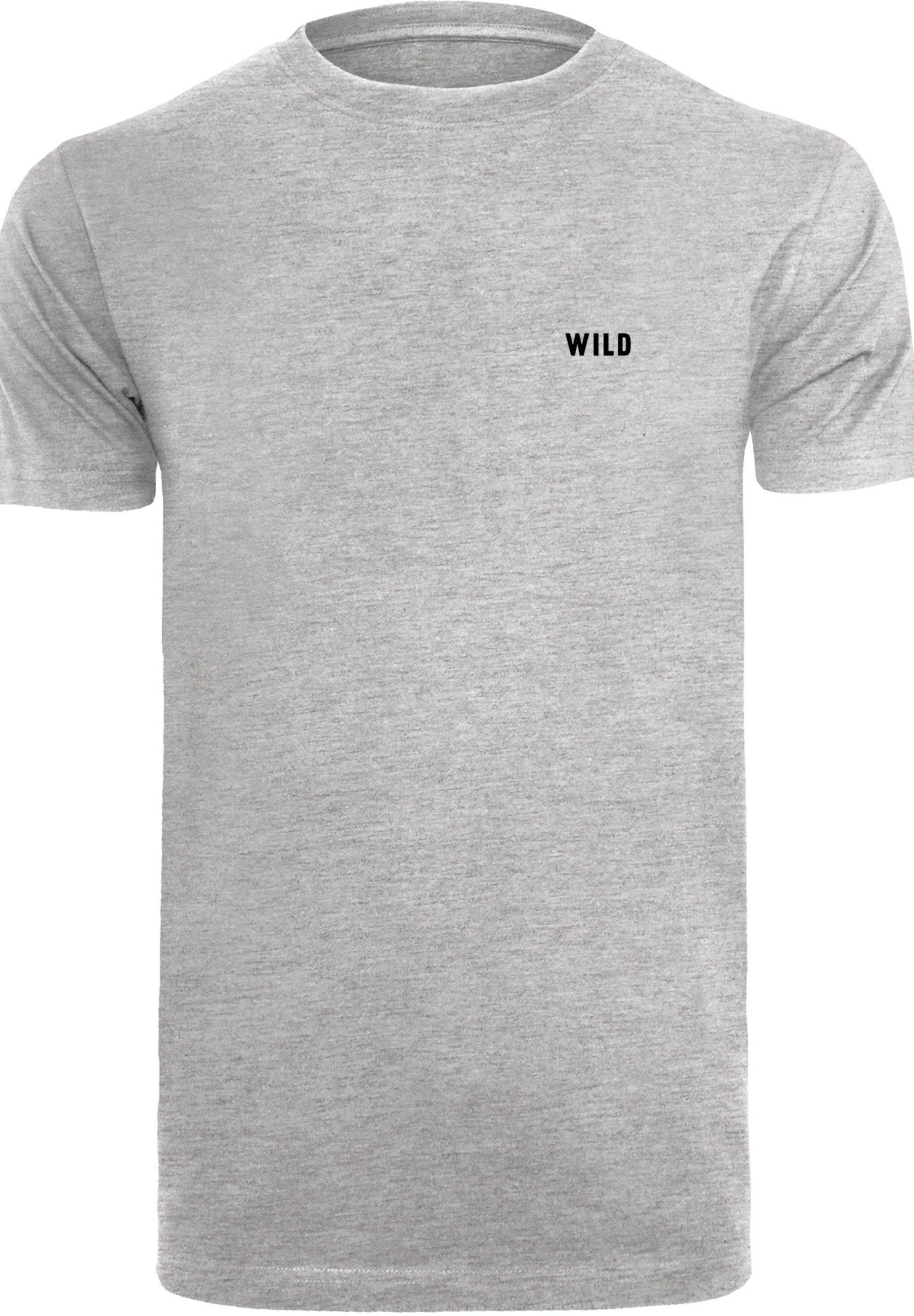T-Shirt Wild slang Jugendwort grey heather F4NT4STIC 2022,