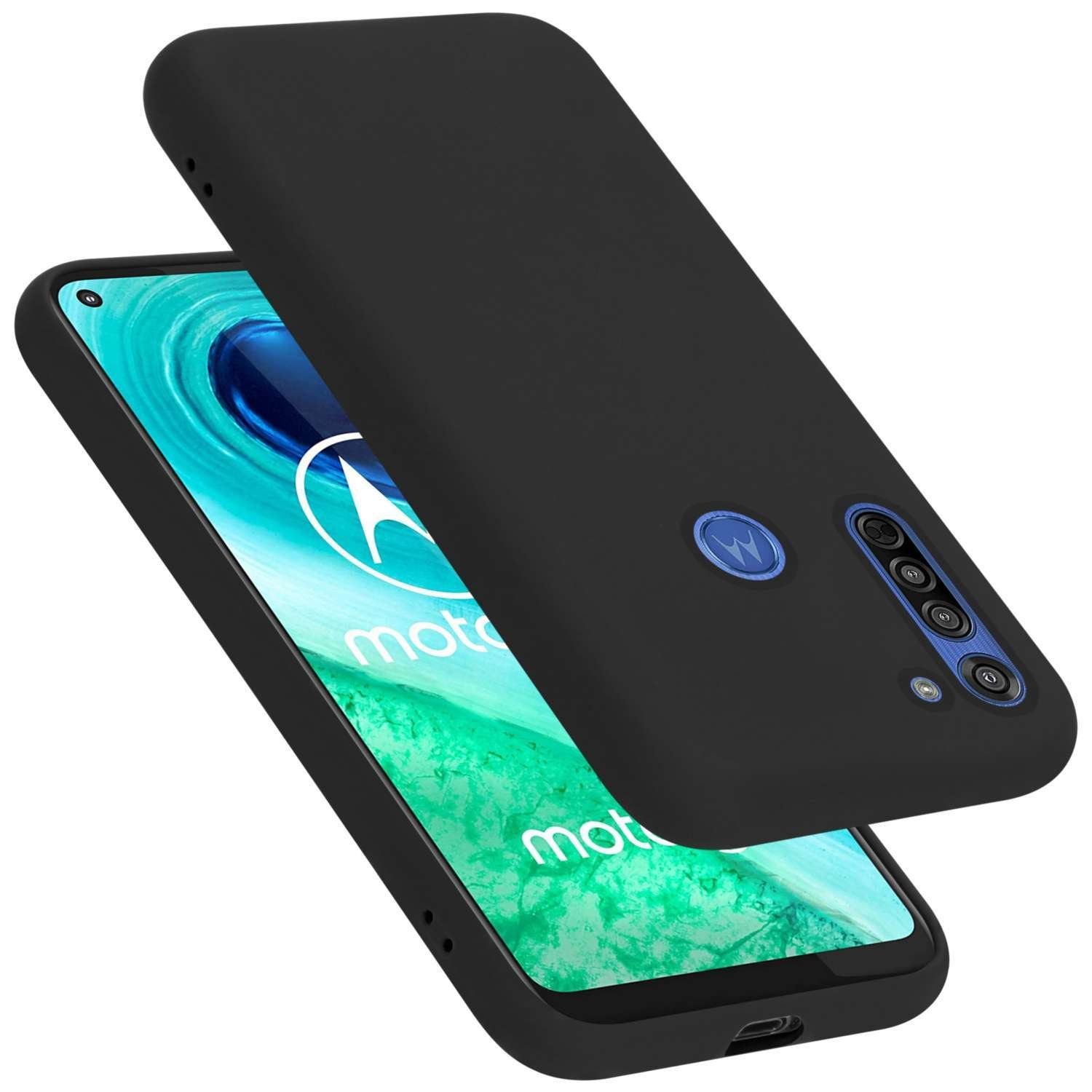 Cadorabo Handyhülle für Motorola MOTO G8 Hülle Motorola MOTO G8, Flexible Hülle TPU Silikon Schutzhülle Back Cover Case
