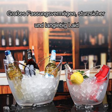 Welikera Outdoor-Flaschenkühler Eiskübel, 2er-Pack 4/8 Liter Eiskübel Champagnerweinkübel