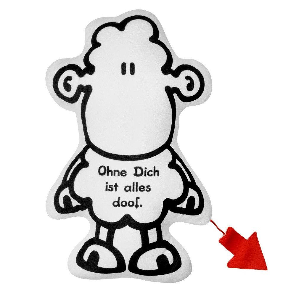 Sheepworld Dekokissen Figürliches Kissen »Schaf«