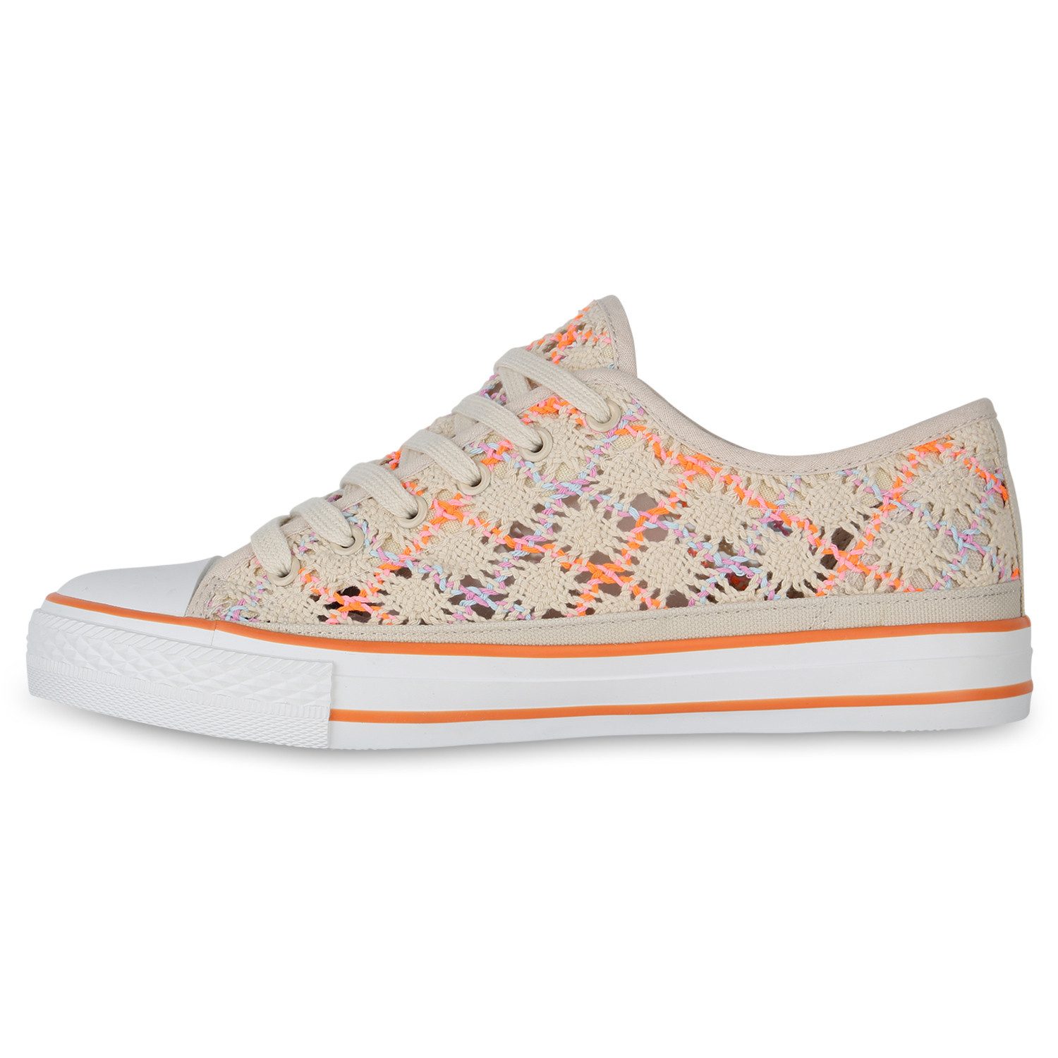 VAN HILL 841274 Sneaker Damen Übergrößen Sneaker Low Schnürer Bequeme Spitz günstig online kaufen