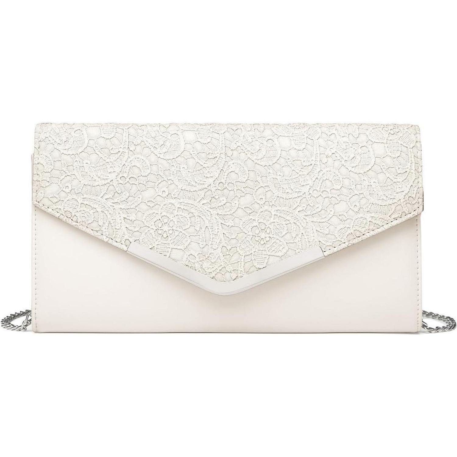 LuxusKollektion Clutch Elegante Damen Clutch Tasche Abendtasche Kettentasche Hochzeit