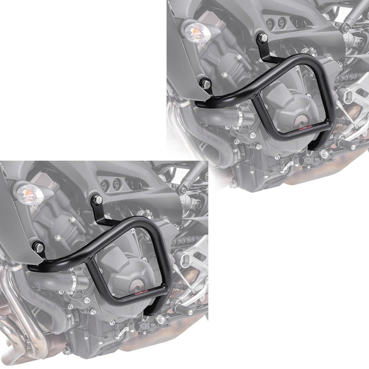 Motoguard Motor-Schutzhülle 2x Sturzbügel für Yamaha MT-09 / Tracer / XSR 900 13-20 Schutzbügel Mo