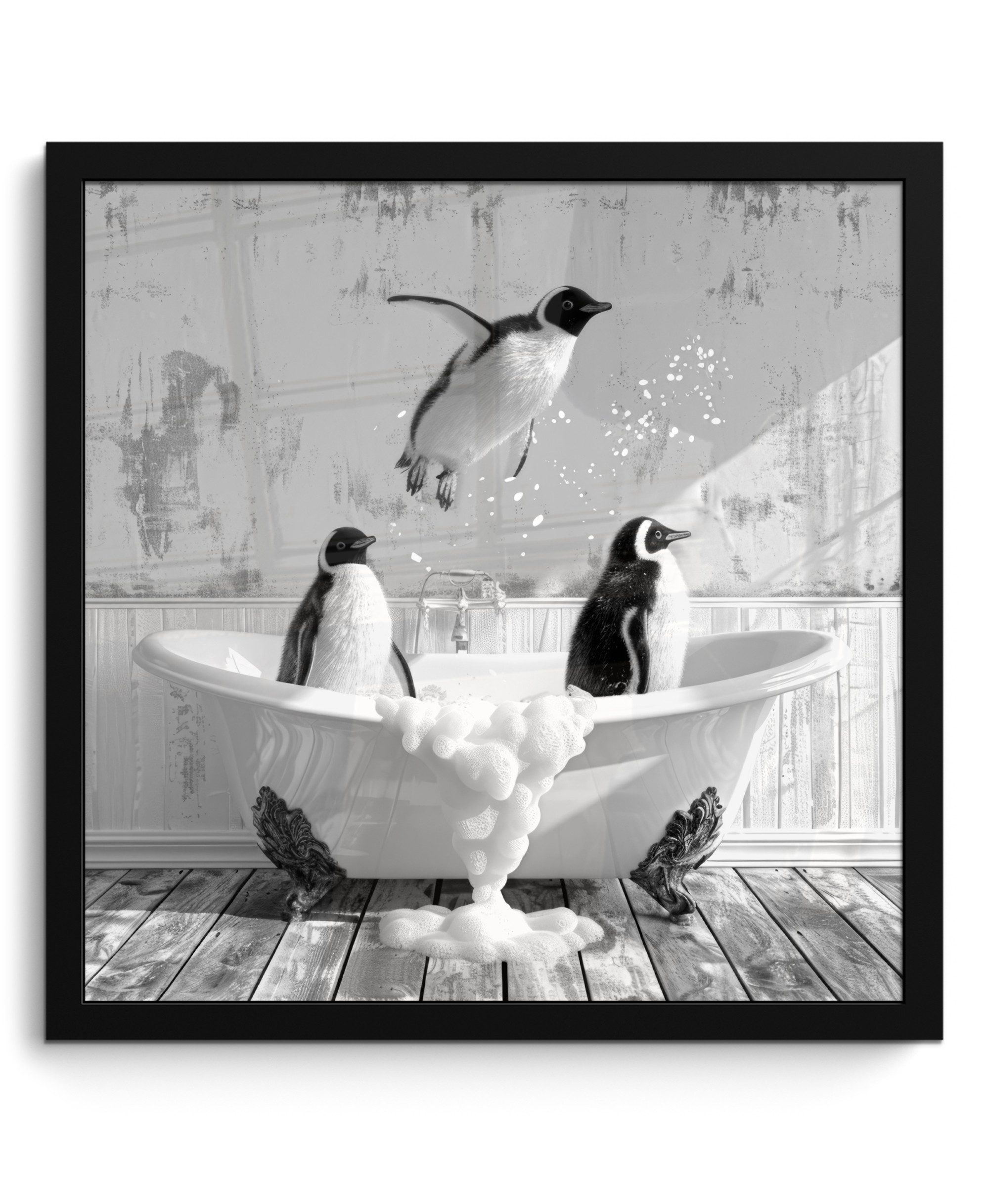 MuchoWow Poster Pinguine - Vintage - günstig online kaufen