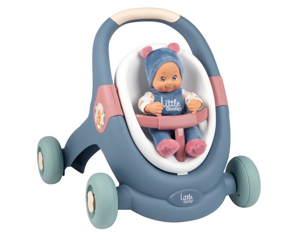 Smoby Wellenrutsche Smoby LS 3-in1 Lauflernwagen + Puppe günstig online kaufen