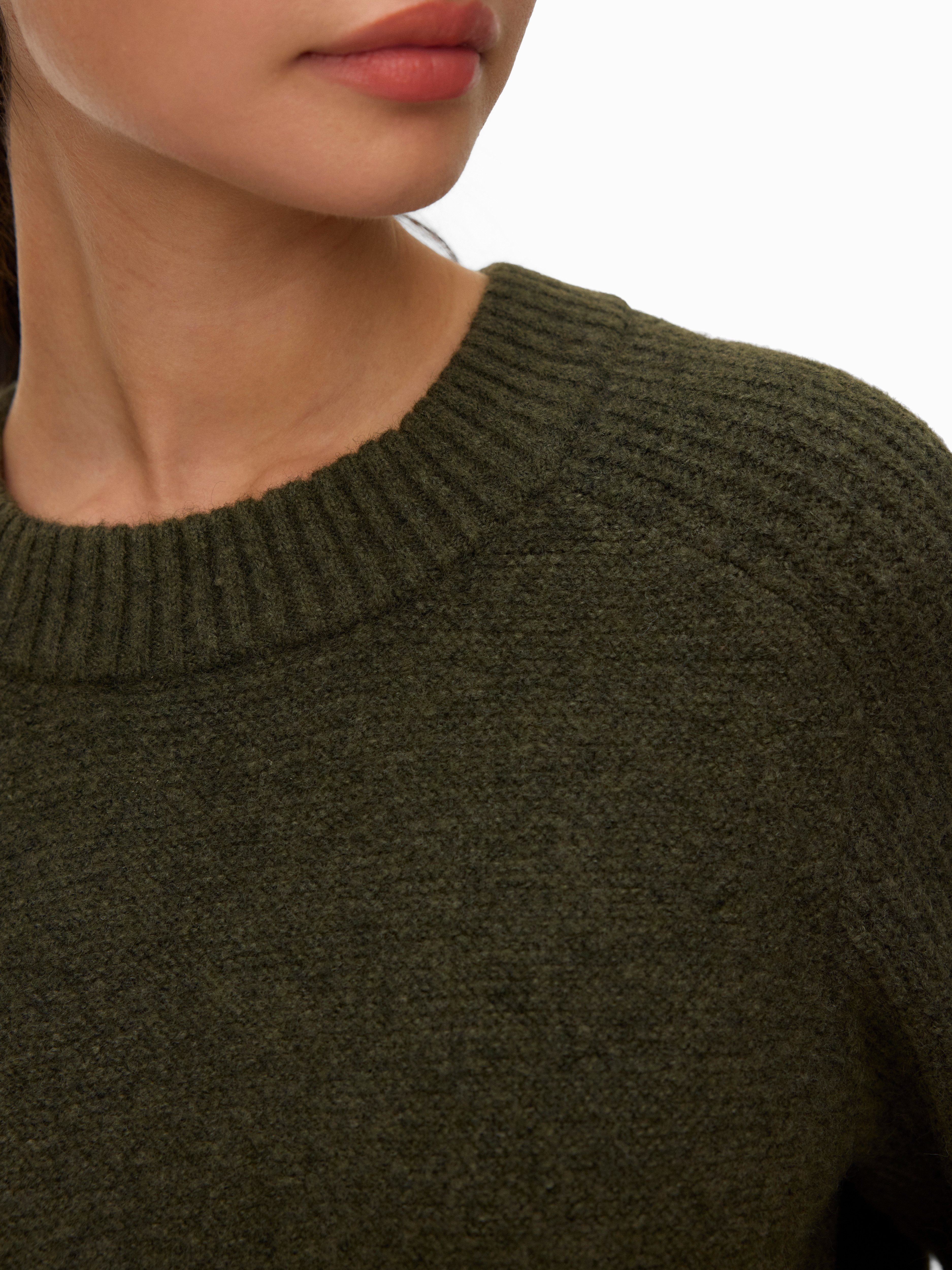 Vero Moda Strickpullover VMBANG LS O-NECK PULLOVER BOO