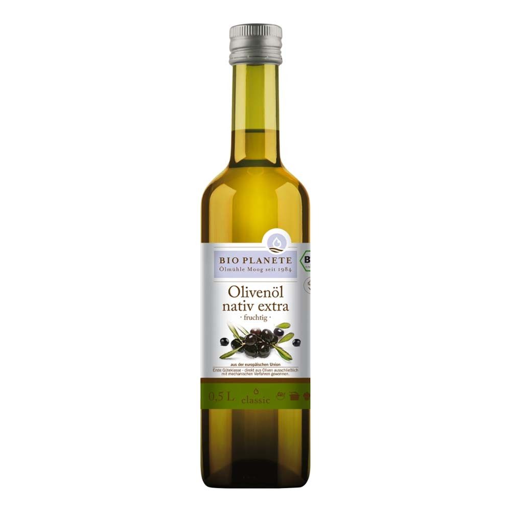 Bio Planete Speiseöl Olivenöl nativ extra fruchtig 500ml 6er Pack