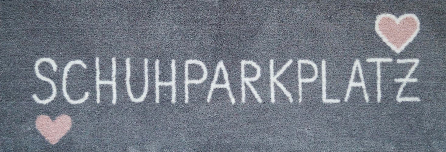 akzente Fußmatte AKZENTE Feel Fußmatte SCHUHPARKPLATZ 35 x 100 cm, Rechteck günstig online kaufen