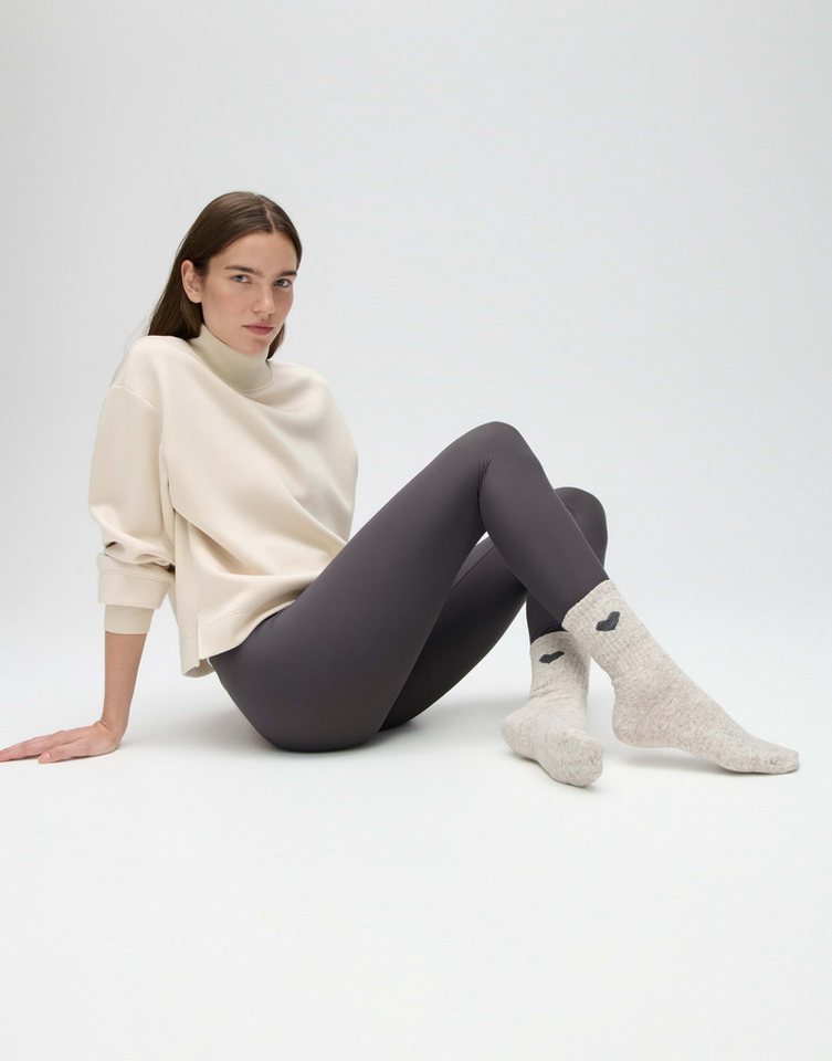 OPUS Socken Yebba heart aus Feinstrick mit glattem Griff Normale Passform mit feinem Strickgriff für angenehmen Komfort