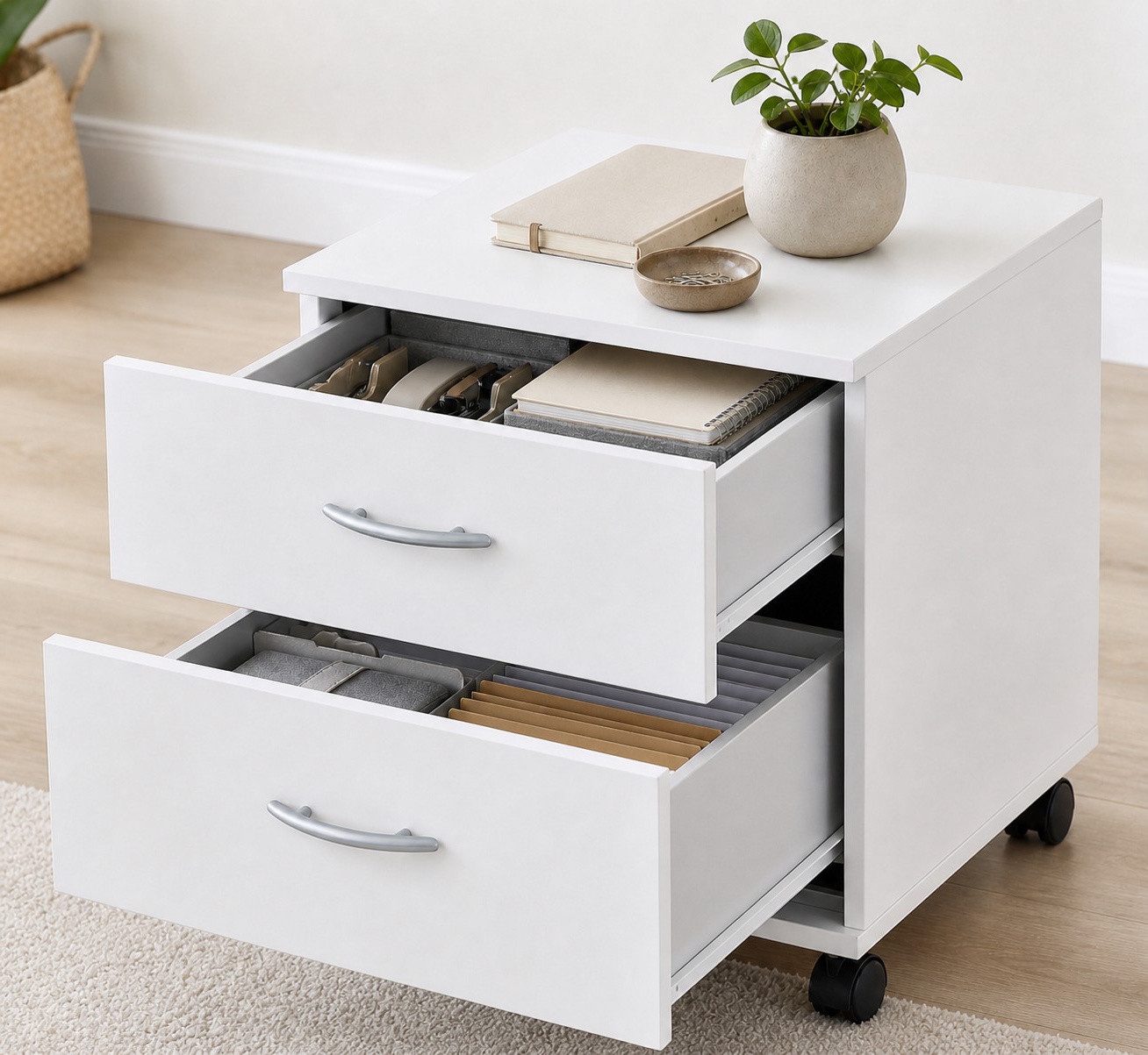bv-vertrieb Rollcontainer Rollcontainer Schubcontainer Büroschrank Nachtschrank