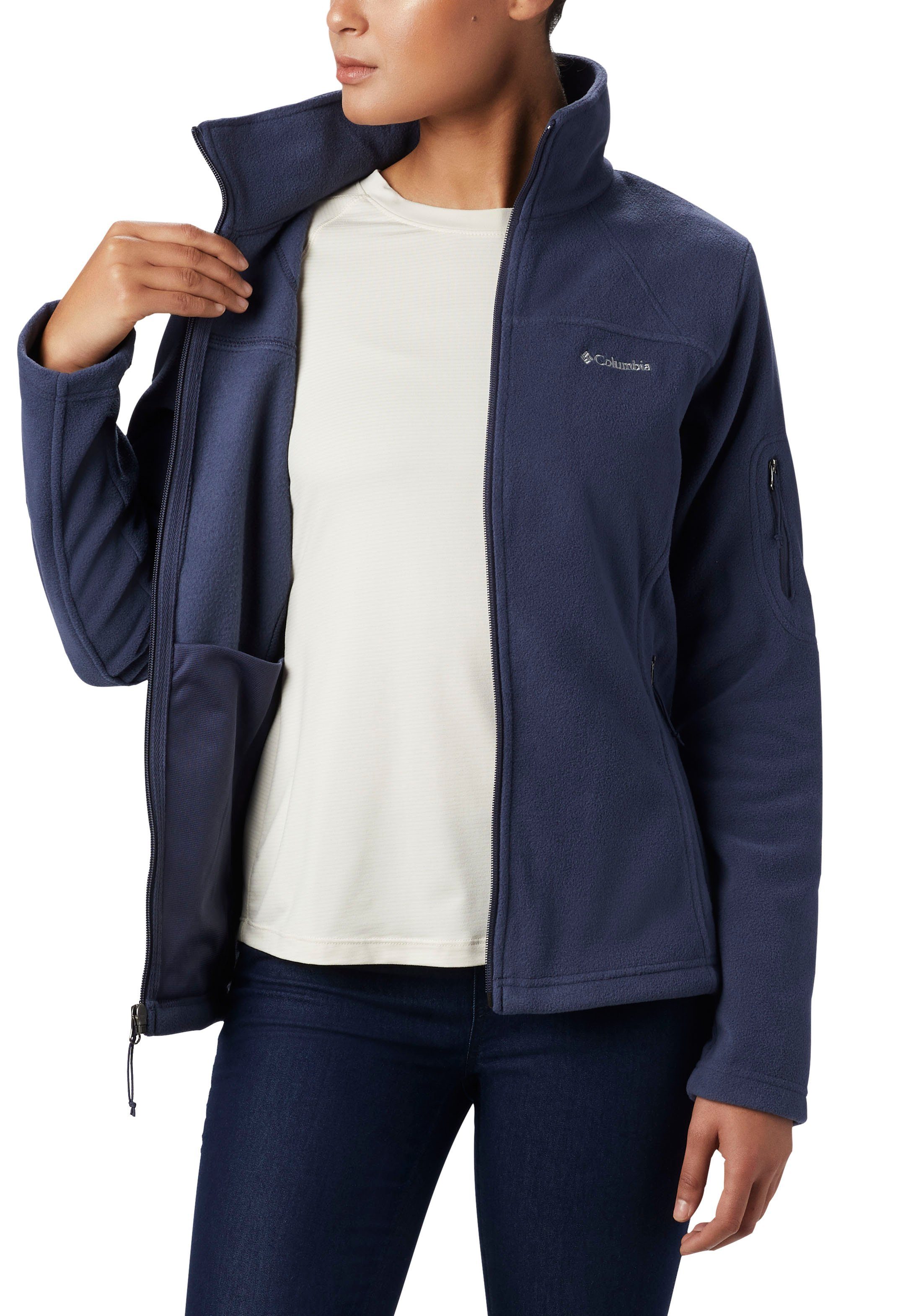 dunkelblau FAST Columbia TRECK Fleecejacke II