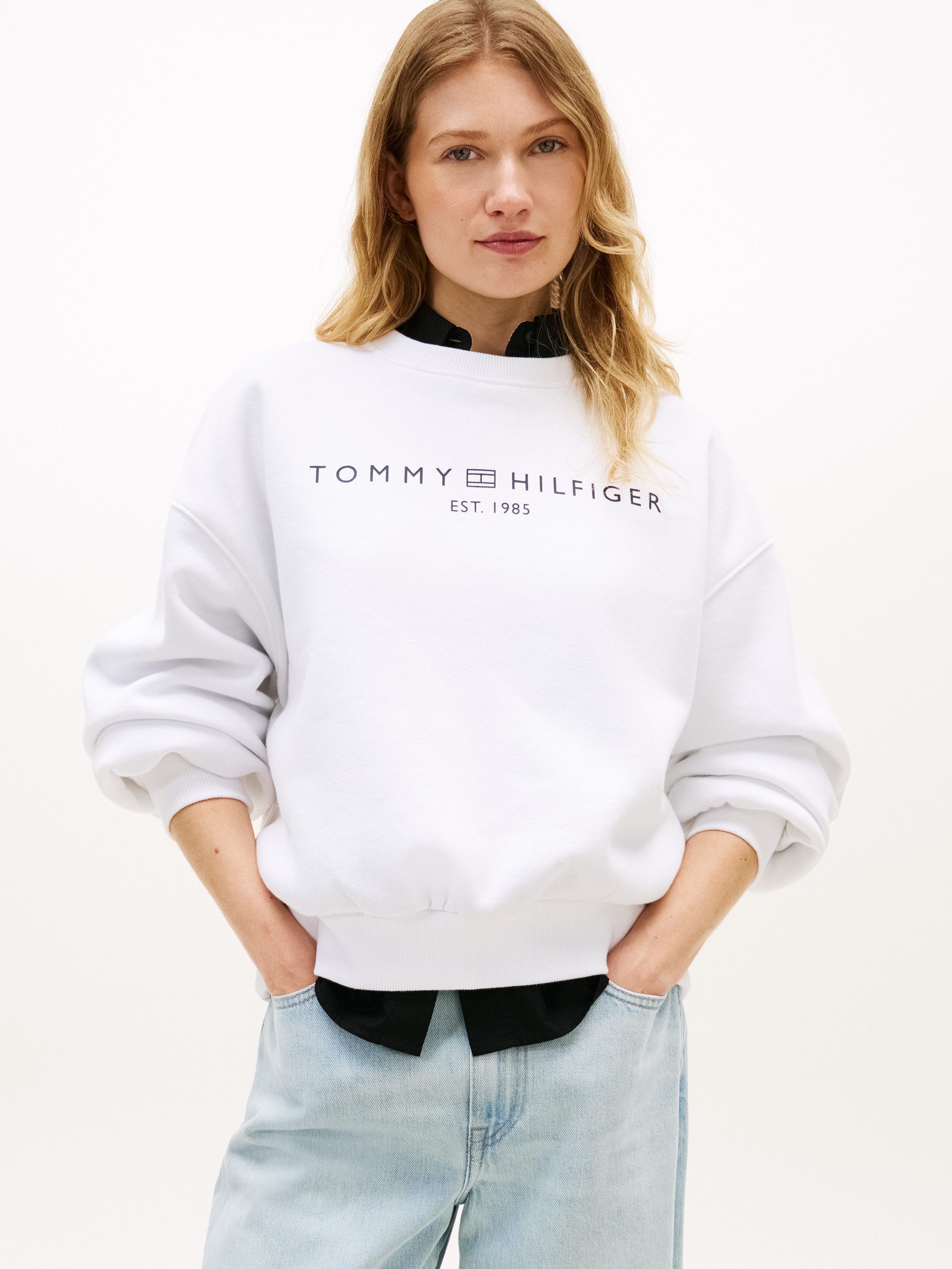 Tommy Hilfiger Sweatshirt EXT CORP LOGO Baumwollmischung günstig online kaufen