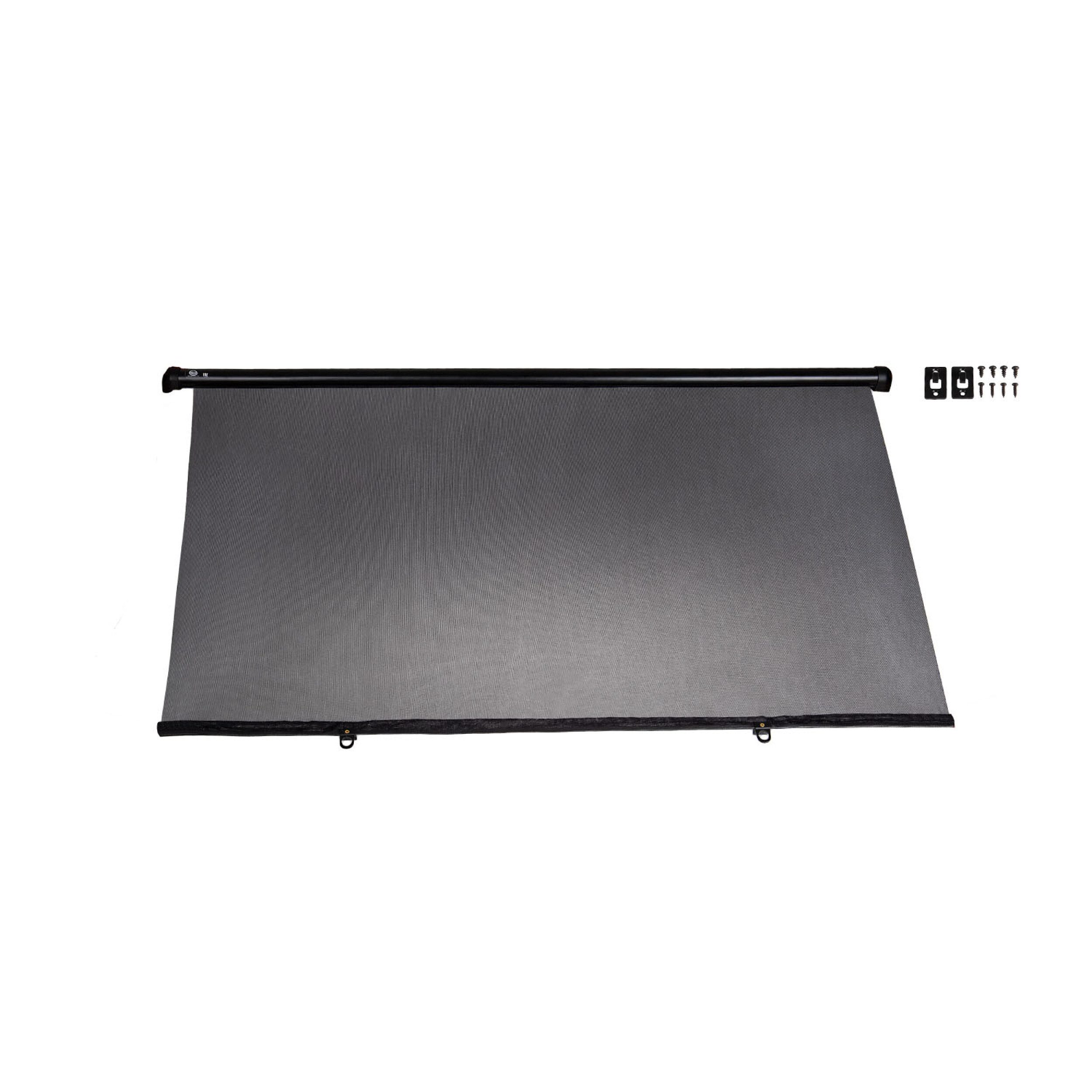 alca Autosonnenschutz Auto-Sonnenrollo 90 cm zum Anschrauben Autofenster UV Sonnenschutz, 55 x 2.5 cm, (Set, 1-St)