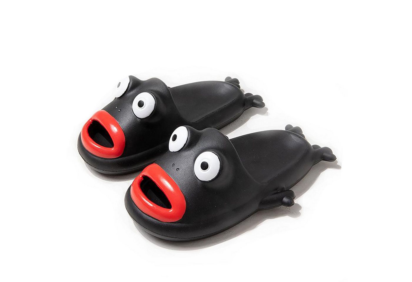 Corimori Frosch Badeschuhe, Badelatschen Damen und Herren Badeschuh (Packung, Geschenk) rutschfeste Hausschuhe mit ultraweicher Eva-Sohle, EU Größe 38-39