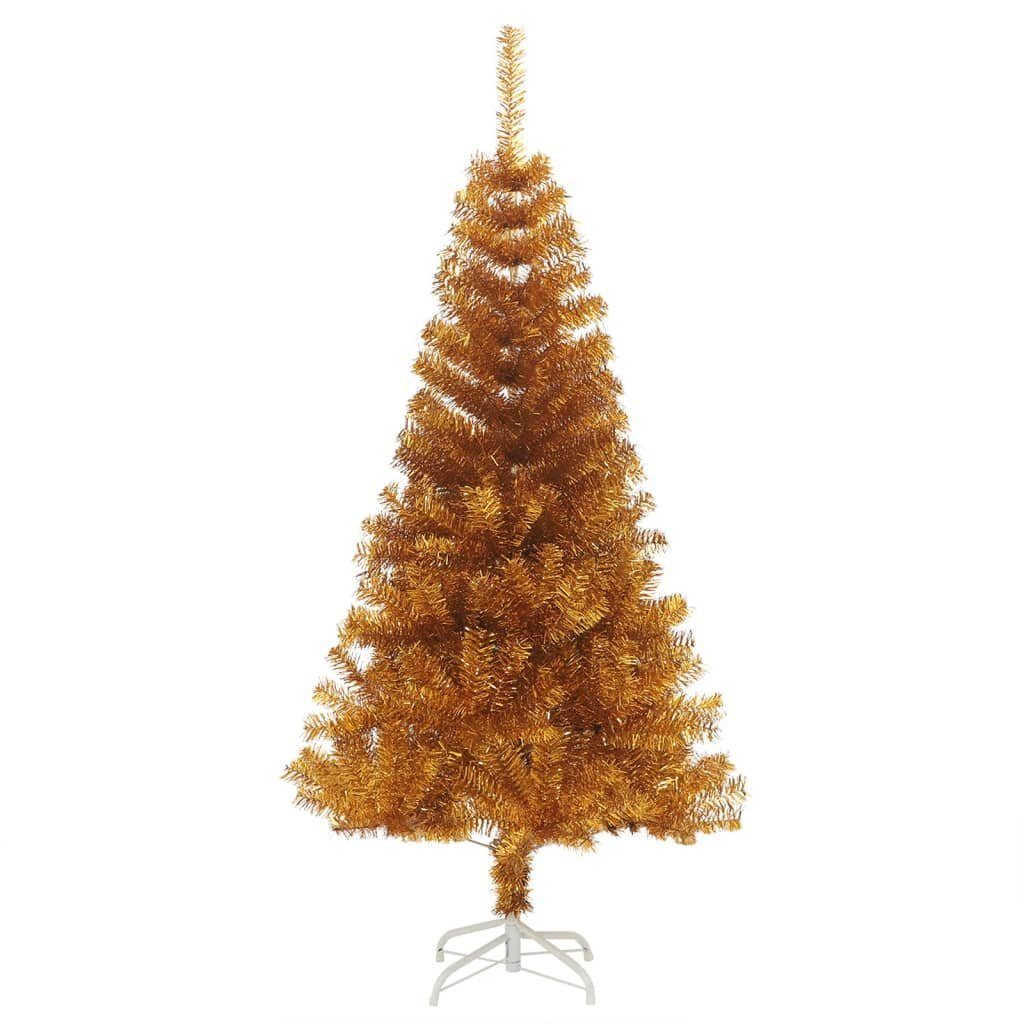 furnicato Künstlicher 150 Gold Ständer PET mit Weihnachtsbaum cm