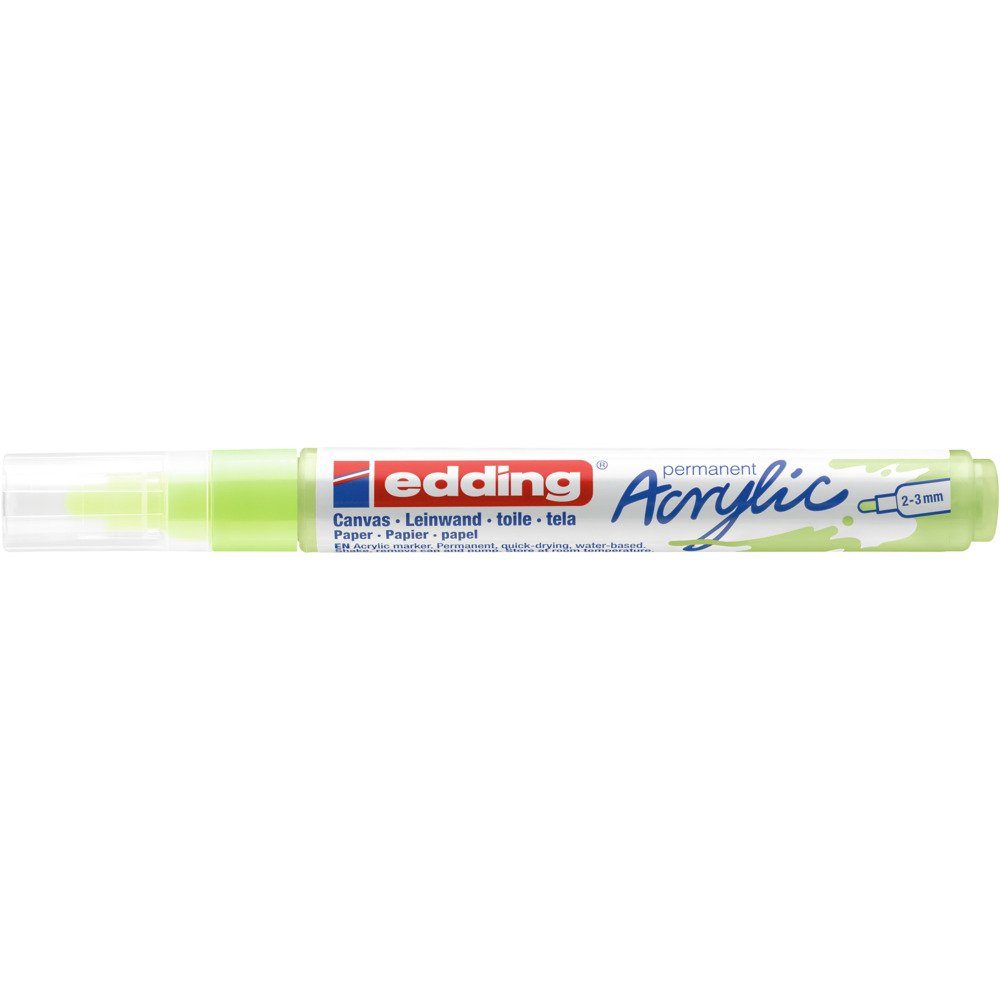 edding Marker, Strichbreite 2-3 mm Pastell-Grün